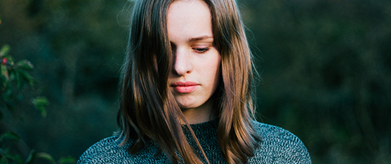 Woman Looking Down